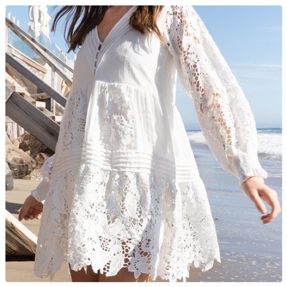 POL Romance Lovely White Lace Dress - Picture 7 of 11
